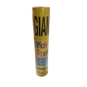 Giant Pick-Up Sticks‎ Game 30 Colorful 9.75 Inch Wooden Sticks Pressman Toy New